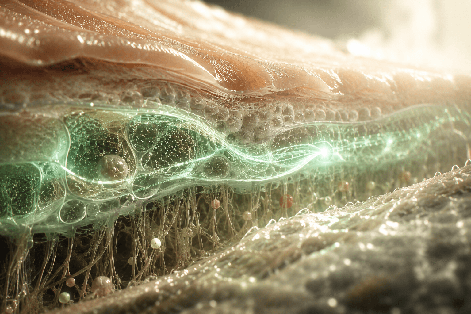 Microscopic precision analysis visualization